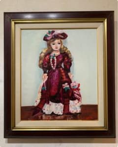 絵画 油彩肉筆画 N REIKO『西洋人形』F8 - メルカリ