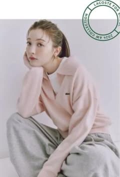 SNIDEL LACOSTE/スキッパーニットプルオーバー - メルカリ