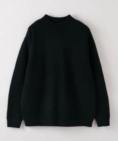 スティーブンアラン⭐︎ハミルトンラムズウールモックネックニット ブラック 美品のサムネイル
