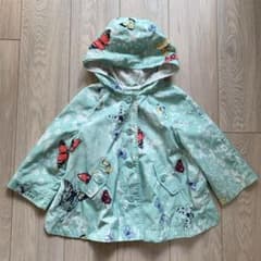 【GAP】蝶々柄　レインポンチョ レインコート　ウィンドブレーカーのサムネイル