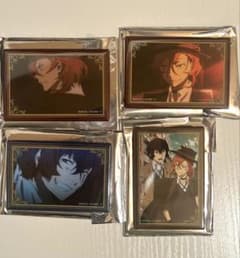 文スト 太宰治 中原中也 BIGトレーディングスクエア缶マグネット まとめ売りのサムネイル