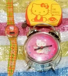 Antique, not for sale, retro, 1980s, Sanrio Hello Kitty, set of 3 items.