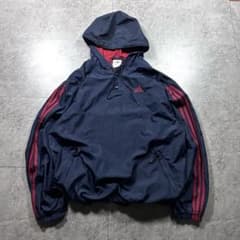 00s【adidas】Pullover anorak foodie/Y2K/短丈