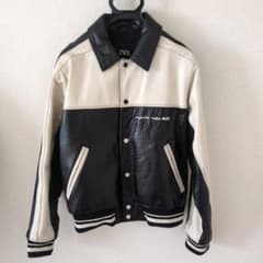 ZARA テクノゼロ レザージャケット M　本革のサムネイル