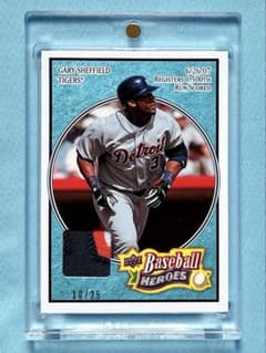 2008 ベースボール・ヒーローズ シェフィールド 3色パッチカード 25枚