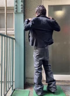 lusty コーティングフレアデニムパンツ - メルカリ
