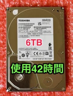 TOSHIBA 6TB HDD DT02ABA600V 使用42時間 - メルカリ