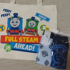 トーマス ボクサーパンツ2枚セット 100　&　トートバックのサムネイル