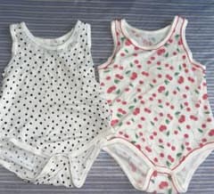 フタフタ　肌着　ロンパース　90センチ　美品　値下げのサムネイル