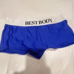 【数回使用・腰部汚れあり】BEST BODY JAPAN 予選ウェアのサムネイル