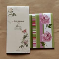 バラ 花柄 一筆箋 便箋 メモ 2点セット 薔薇 ローズ Hallmarkのサムネイル