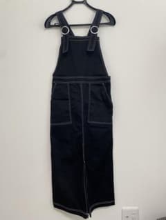 期間限定　Dickiesブラックオーバーオールのサムネイル