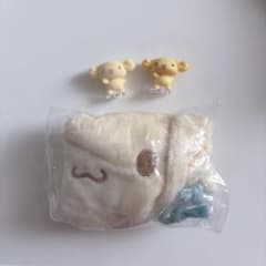 くじポン! シナモロールSURPRISE ガチャ ふわふわ巾着 エスプレッソのサムネイル