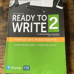 Ready to Write 2 Fifth Edition 英語教材のサムネイル