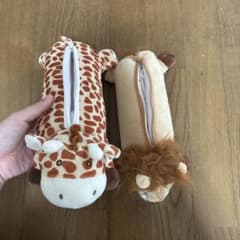 動物モチーフ ぬいぐるみペンケース 2種セットのサムネイル