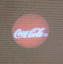 [New] Coca-Cola Bottle-Shaped Projector Keychain x 3