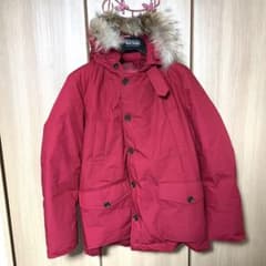 A.V.V HOMME ダウンジャケット Lサイズ レッド ノンキルト コートのサムネイル
