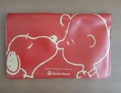 스누피 SNOOPY PEANUTS 통장 케이스 찰리 브라운 산와 은행