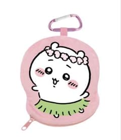 ちいかわ ダイカットポーチ/ハチワレ　がまぐちボールチェーン