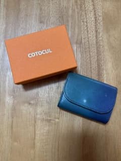 COTOCUL グラデーションブルー 二つ折り財布のサムネイル
