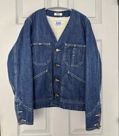 RHC ロンハーマン 別注 Lee ノーカラーデニムボアジャケット - メルカリ