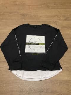 重ね着風 長袖Tシャツ 130cmのサムネイル