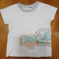 familiar ファミリア 車柄 Tシャツ ホワイトのサムネイル