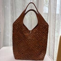 genten カットワーク サステナブルトートバッグ　大のサムネイル