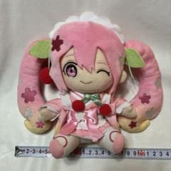 桜ミク　オリジナルぬいぐるみ　和風喫茶ver.