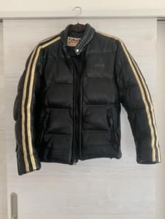 schott  モーターサイクルレザーダウンジャケットのサムネイル