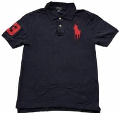 Polo Ralph Laurenビッグポニー ブラック レッド L 短丈