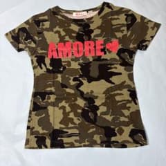 Ra Iridea カモフラ柄 AMORE Tシャツ - 3