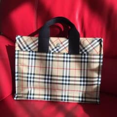美品★バーバリー トートバッグのサムネイル