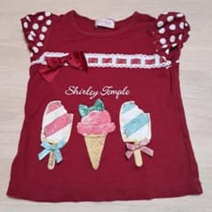 Shirley Temple アイスクリーム柄 Tシャツ 110cm - メルカリ