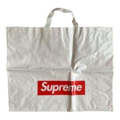 Supreme エコバッグ ホワイト/レッド Supreme 大 エコバッグ ホワイト - メルカリ