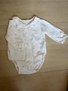 H&M オーガニックコットンロンパース 62/3Mのサムネイル