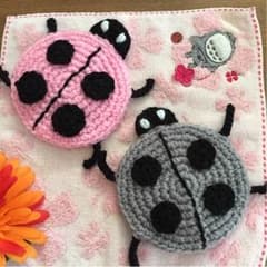 4つ星てんとう虫♡エコたわし ２個セットのサムネイル