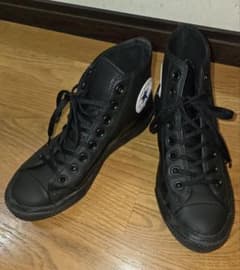 CONVERSE ALL STAR ハイカットレイン スニーカー ブラック箱無しのサムネイル