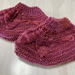ハンドメイド 手編み ルームシューズのサムネイル