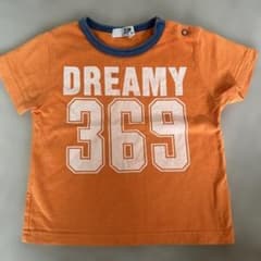 ZIP CIRCUS CREW Tシャツ オレンジ 90のサムネイル