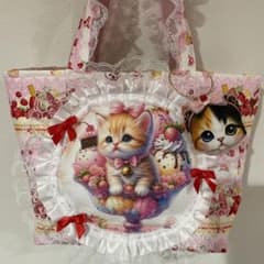 デザートねこちゃん トートバッグ コヤンイサムチョン - メルカリ