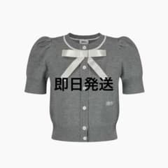 トップス bibiy LILY RIBBON CARDIGAN BIBIY. MADE | LILY RIBBON CARDIGAN GRAY｜Bibiy.