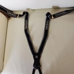 CHANEL サスペンダー ロゴ ブラックのサムネイル