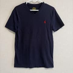 POLO RALPH LAUREN Vネック Tシャツ ネイビーのサムネイル