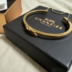 COACH ゴールド ブレスレット 箱 説明書付きのサムネイル
