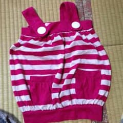 90 ボーダー サロペット ワンピのサムネイル