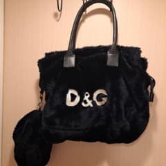 ヴィンテージ　D&G　フェイクファー　バックのサムネイル