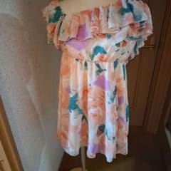 CECIL McBEE 花柄 ミニワンピース ノースリーブのサムネイル