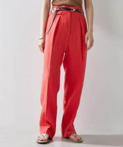 美品　ウィムガゼット　フレンチリネンタックパンツのサムネイル
