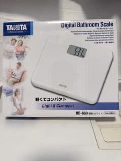 【未使用品】TANITA デジタル体重計 HD-660-WHのサムネイル